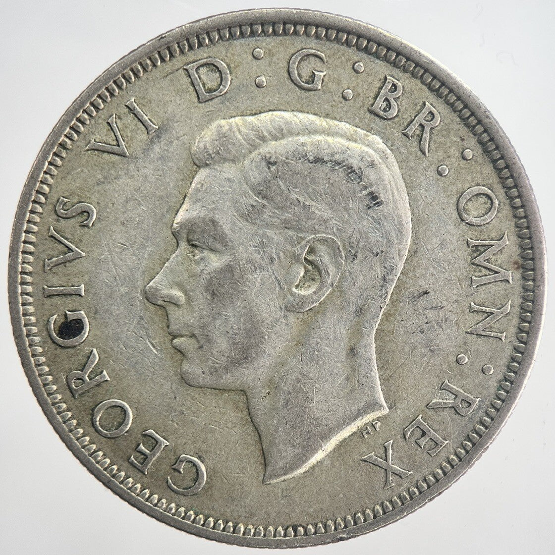 1945 George VI Half - Crown Silver Coin | Fine Collectable Grade | a6336