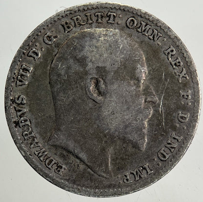 1902 Edward VII Threepence Silver Coin | Fine Collectable Grade
