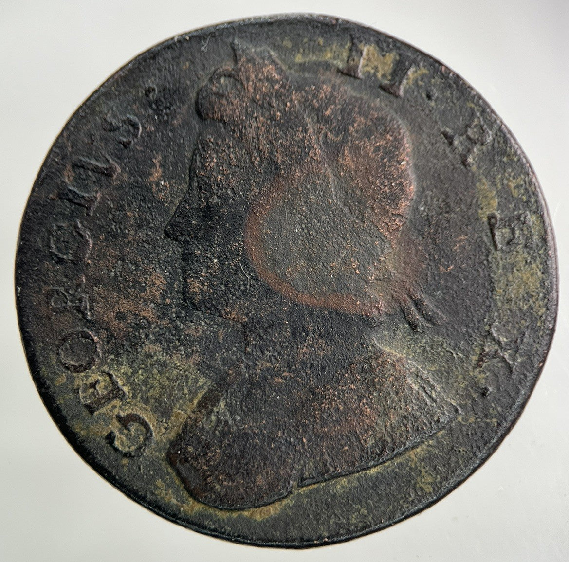 1734 George II 2nd Half - Penny Coin | Fine Collectable Grade