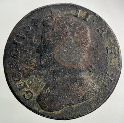 1734 George II 2nd Half - Penny Coin | Fine Collectable Grade