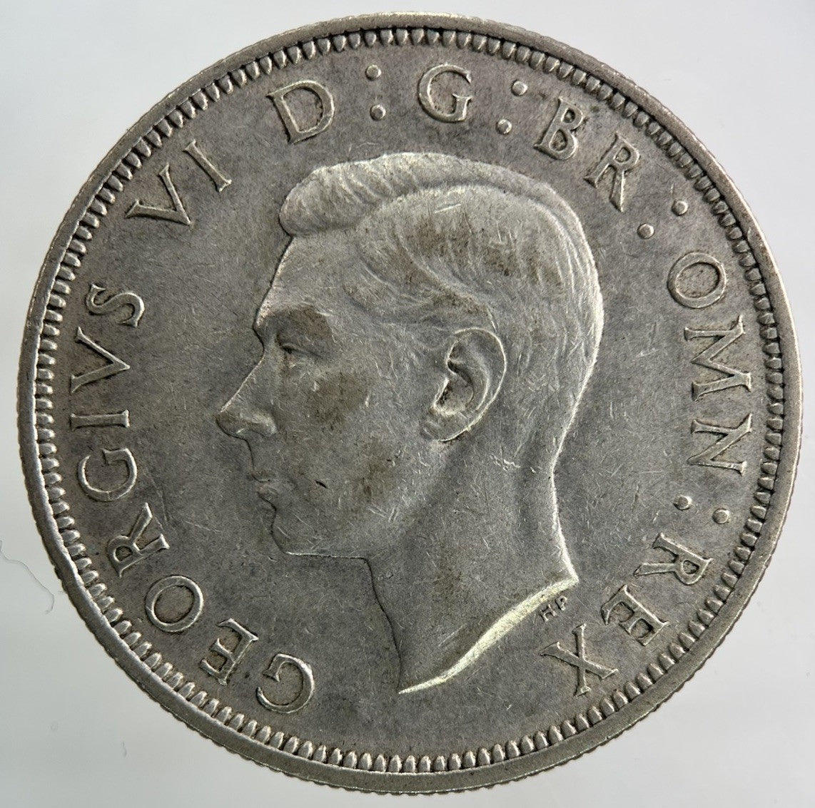 1944 George VI Half - Crown Silver Coin | Very High Grade