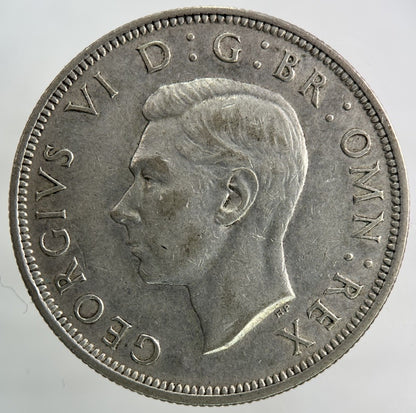 1944 George VI Half - Crown Silver Coin | Very High Grade