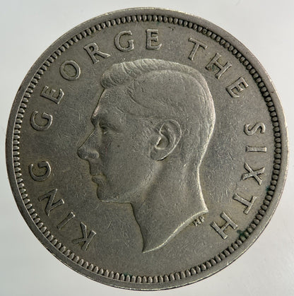 1950 New Zealand Half - Crown Coin | Fine Collectable Grade
