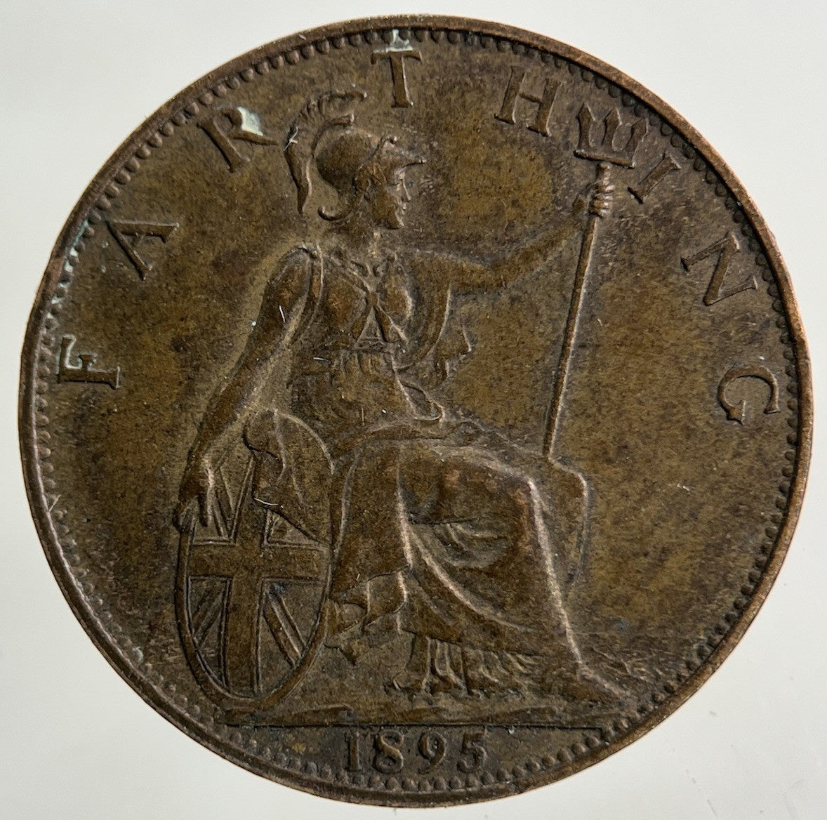 1895 Victoria Farthing Coin | Very High Grade