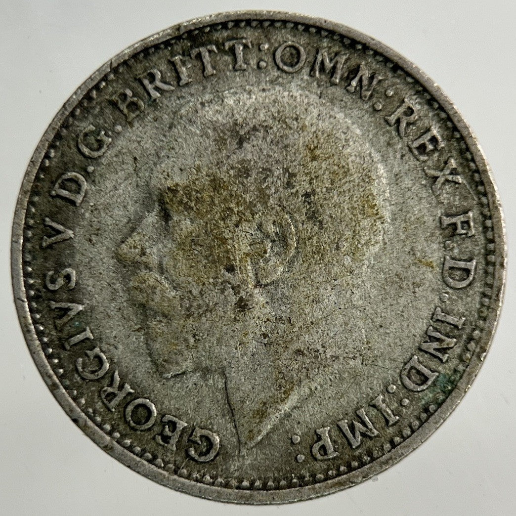 1921 George V Threepence Silver Coin | Collectable Grade
