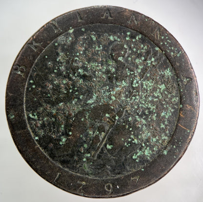 1797 George III 3rd Cartwheel One Penny Coin | Collectable Grade
