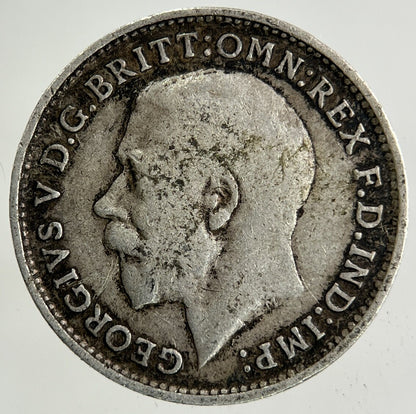 1919 George V Threepence Silver Coin | Very High Grade