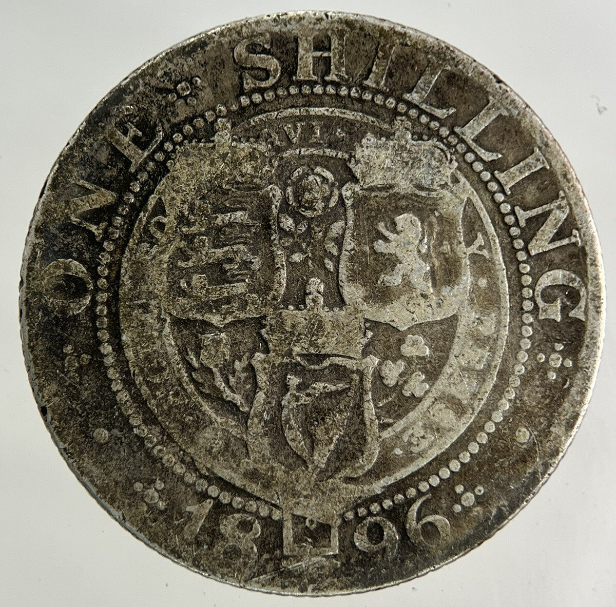 1896 Victoria One Shilling Silver Coin | Collectable Grade
