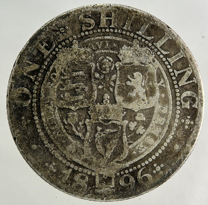 1896 Victoria One Shilling Silver Coin | Collectable Grade