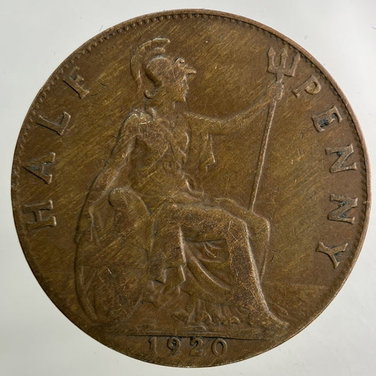 1920 George V Half - Penny Coin | Collectable Grade