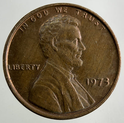 1973 US USA Lincoln One Cent Coin | Fine Collectable Grade
