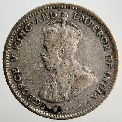 1920 Ceylon 25 Cents Silver Coin | Collectable Grade