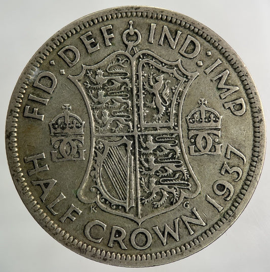 1937 George VI Half - Crown Silver Coin | Collectable Grade