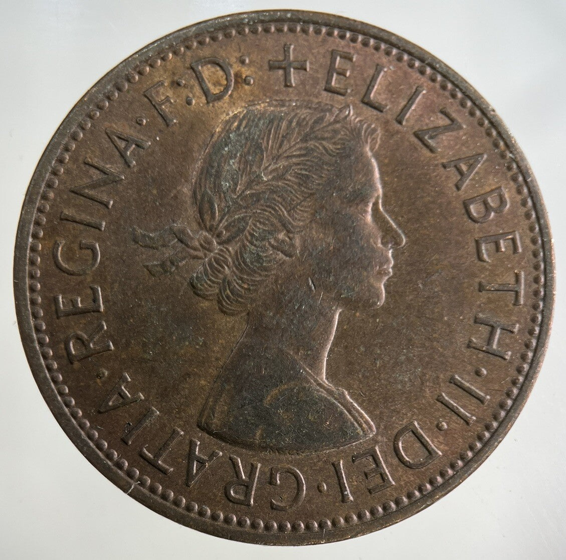 1964 Elizabeth II 2nd One Penny Coin | Very High Grade
