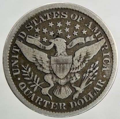 1898 US USA Quarter Dollar Silver Coin | Collectable Grade