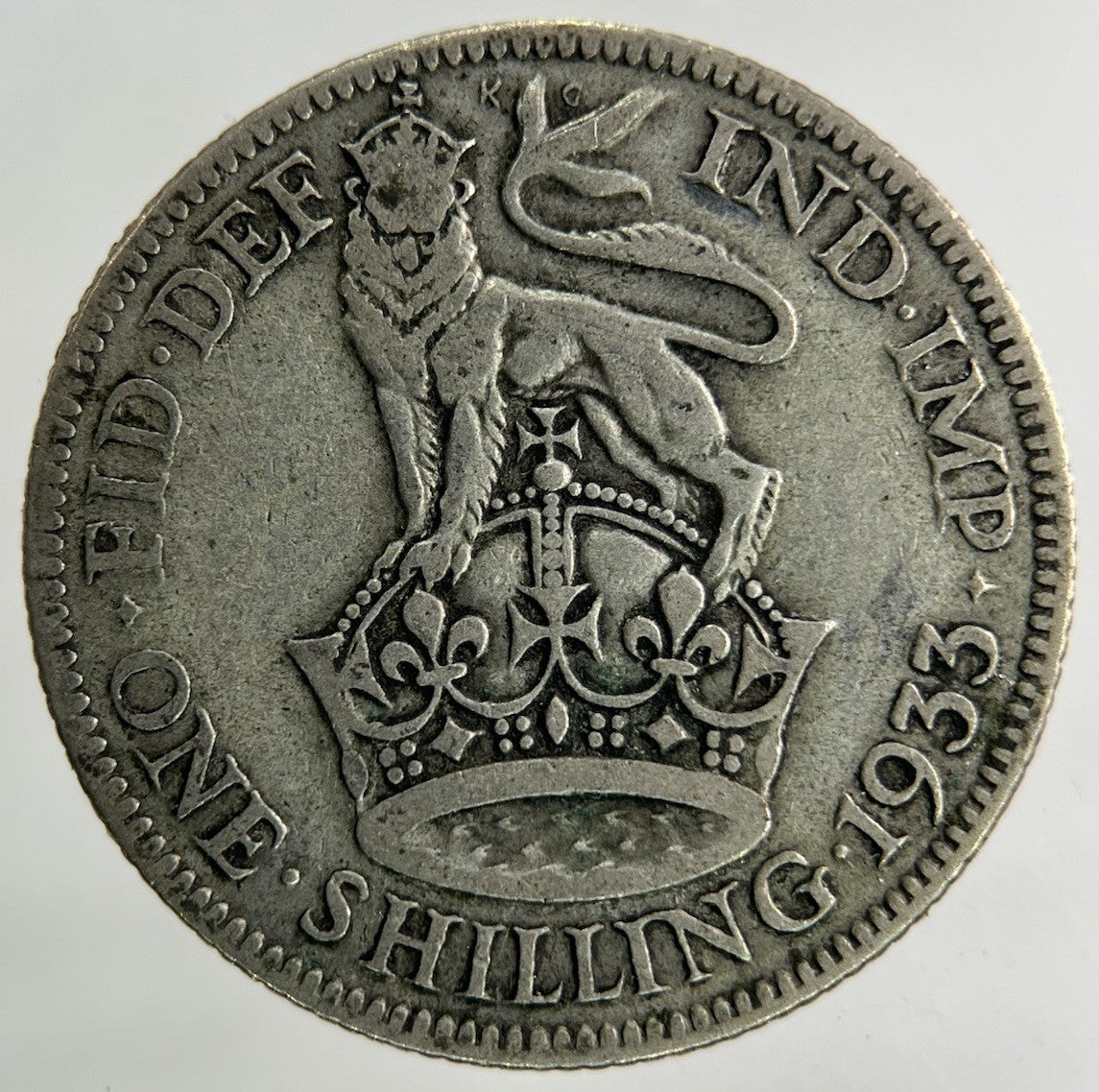 1933 George V Shilling Silver Coin | Collectable Grade