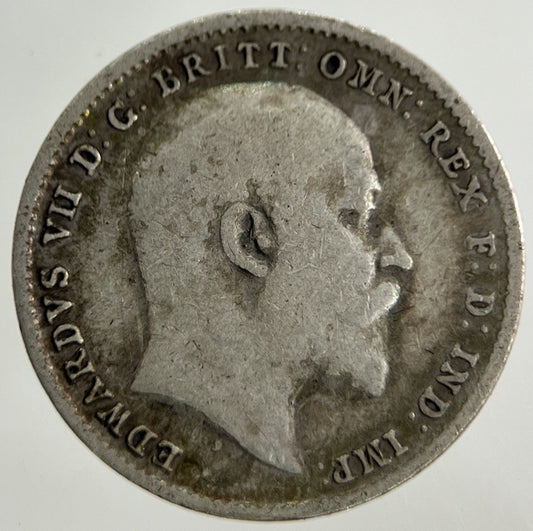1902 Edward VII Threepence Silver Coin | Collectable Grade