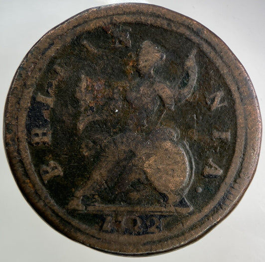 1722 George I 1st Half - Penny Coin | Collectable Grade
