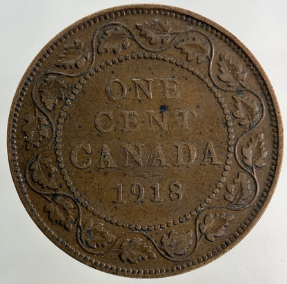 1918 Canada One Cent Coin | Collectable Grade