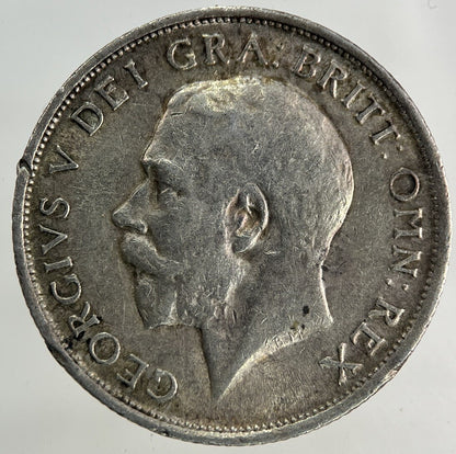 1917 George V Shilling Silver Coin | Very High Grade
