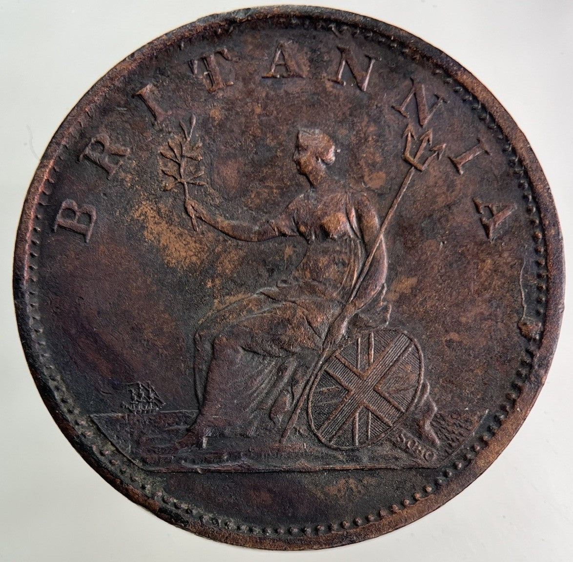 1806 George III 3rd Half - Penny Coin | Very Fine Grade