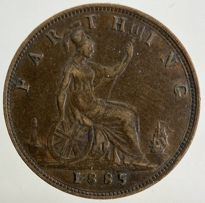 1885 Victoria Farthing Coin | Very High Grade