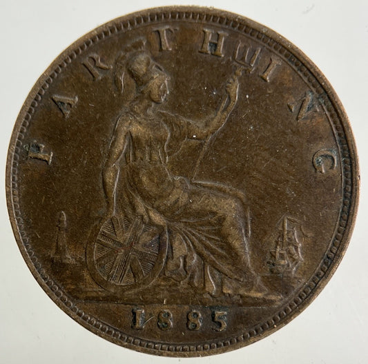 1885 Victoria Farthing Coin | Very High Grade