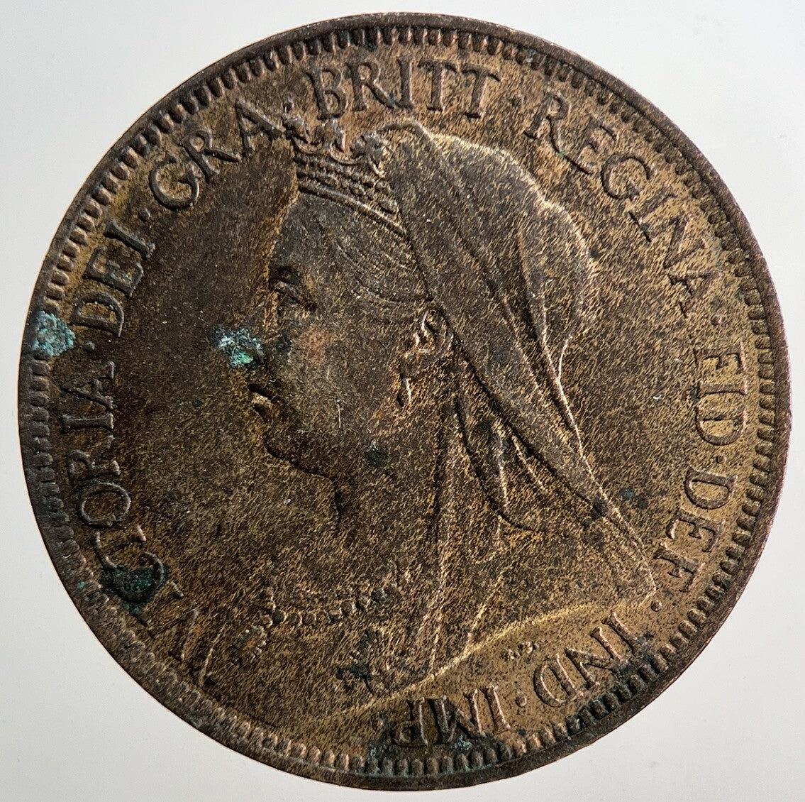 1901 Victoria Half - Penny Coin | Very High Grade | a9398