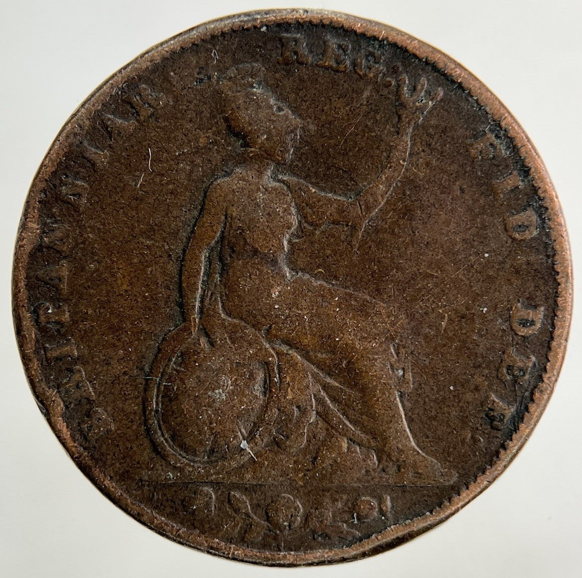 1853 Victoria Farthing Coin | Collectable Grade