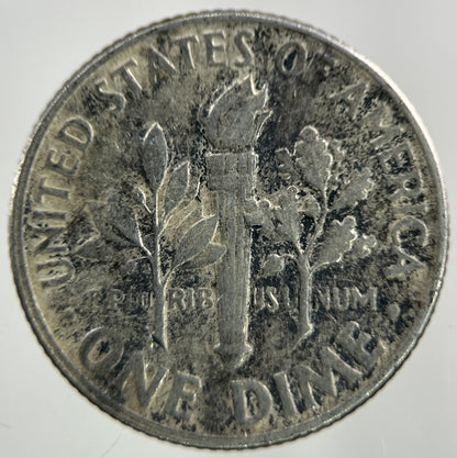 1953 US USA Roosevelt Dime Silver Coin | Fine Collectable Grade