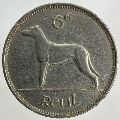 1940 Irish Sixpence Coin | Very High Grade
