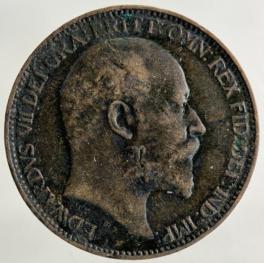 1904 Edward VII Farthing Coin | Fine Collectable Grade
