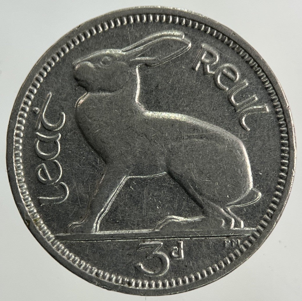 1928 Irish Threepence Coin | Fine Collectable Grade