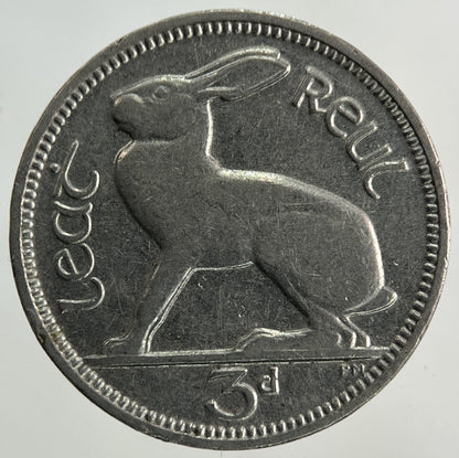 1928 Irish Threepence Coin | Fine Collectable Grade