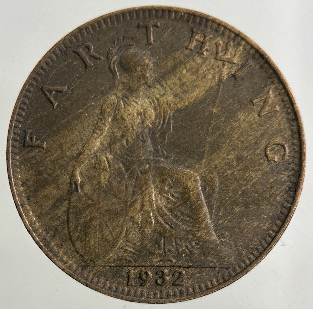 1932 George V Farthing Coin | Fine Collectable Grade