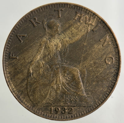 1932 George V Farthing Coin | Fine Collectable Grade