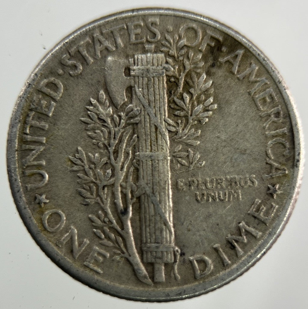 1944 US USA Mercury Dime Silver Coin | Fine Collectable Grade