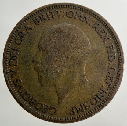 1929 George V Half - Penny Coin | Collectable Grade