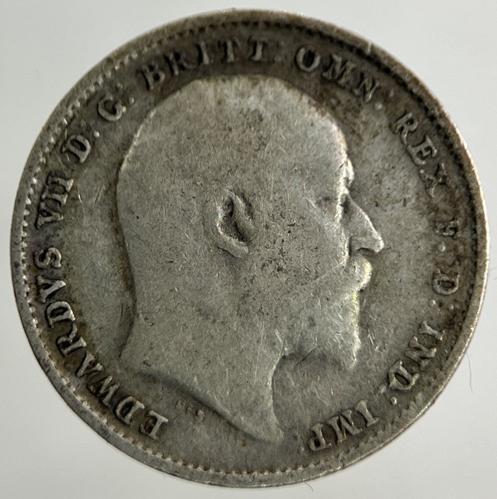 1907 Edward VII Threepence Silver Coin | Collectable Grade