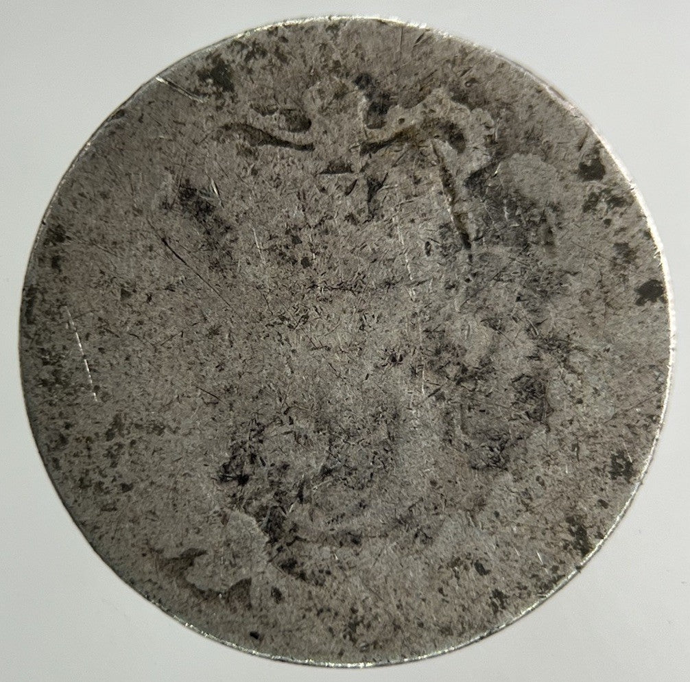 British Victoria Threepence Silver Coin | Worn Grade
