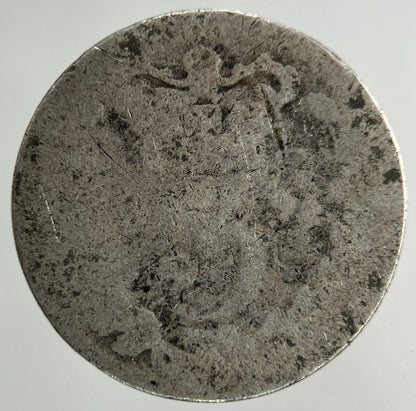 British Victoria Threepence Silver Coin | Worn Grade