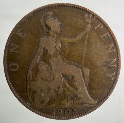 1905 Edward VII One Penny Coin | Collectable Grade