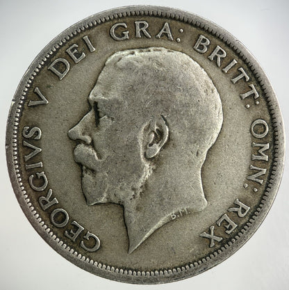 1920 George V Half - Crown Silver Coin | Fine Collectable Grade