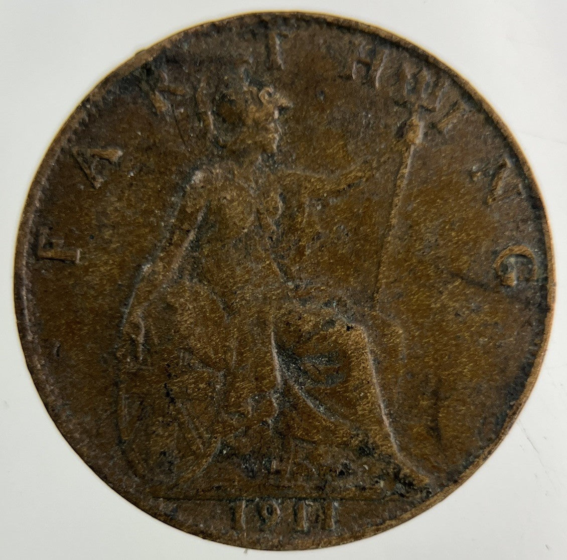 1911 George V Farthing Coin | Collectable Grade