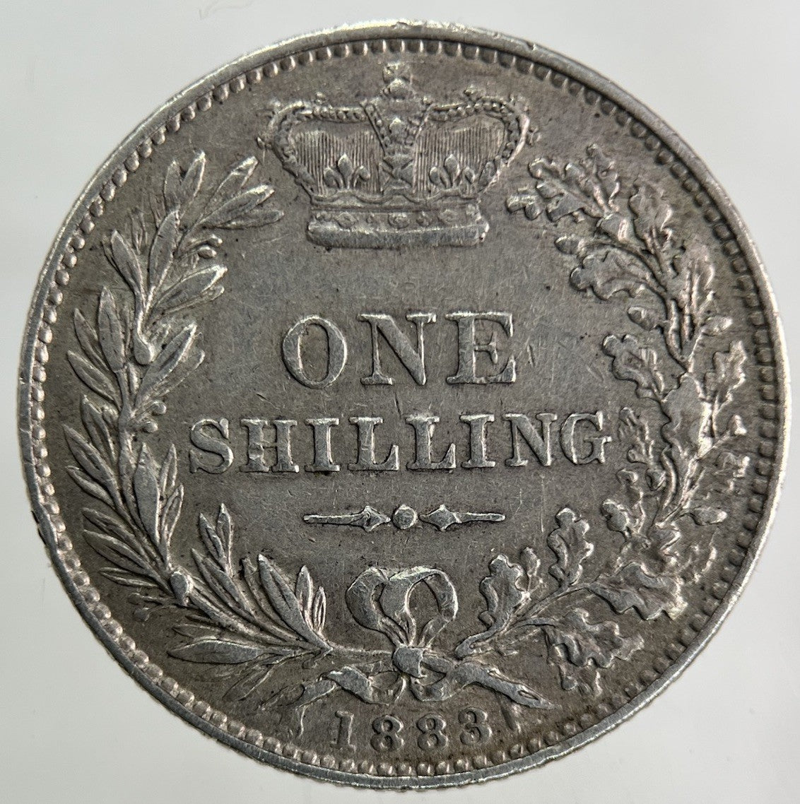 1883 Victoria Shilling Silver Coin | Very High Grade