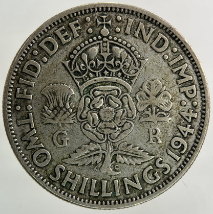 1944 George VI Florin Silver Coin | Collectable Grade
