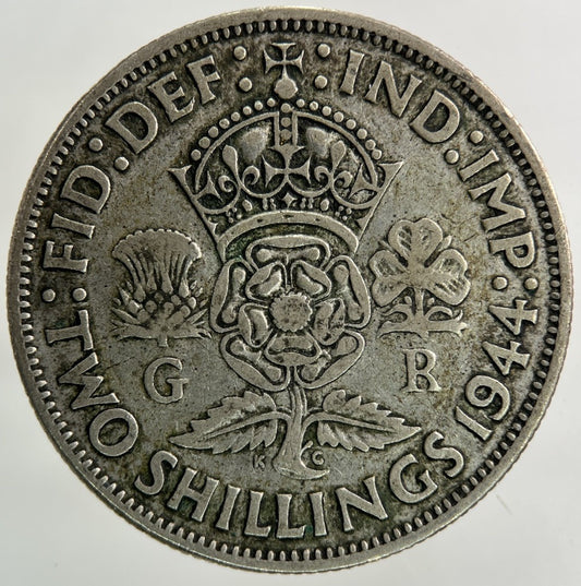 1944 George VI Florin Silver Coin | Collectable Grade