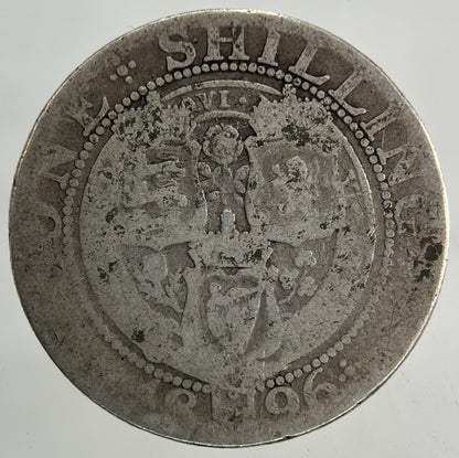 1896 Victoria Shilling Silver Coin | Collectable Grade