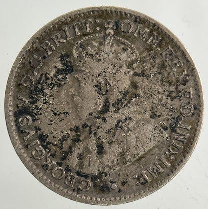 1926 Australia Threepence Silver Coin | Fine Collectable Grade
