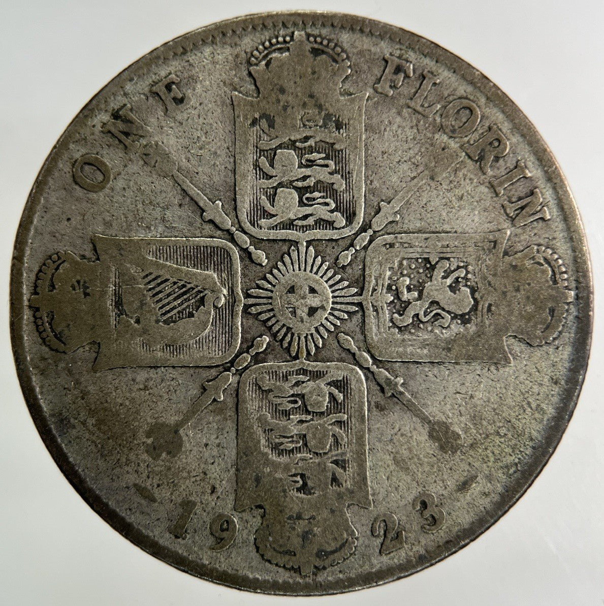 1923 George V Florin Silver Coin | Fair Grade
